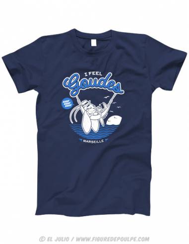 T-shirt I feel goudes marine