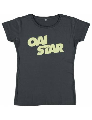 T-shirt Oai Star femme motif OaiOai noir
