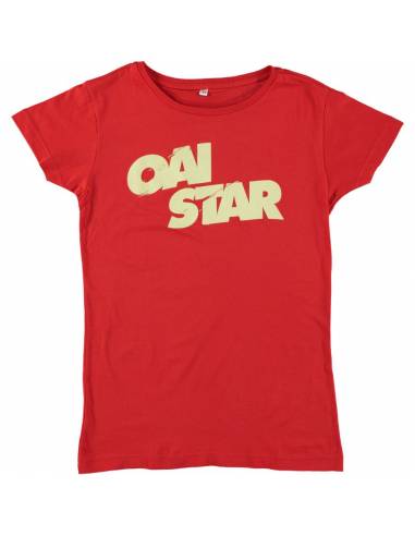 T-shirt Oai Star femme motif OaiOai noir
