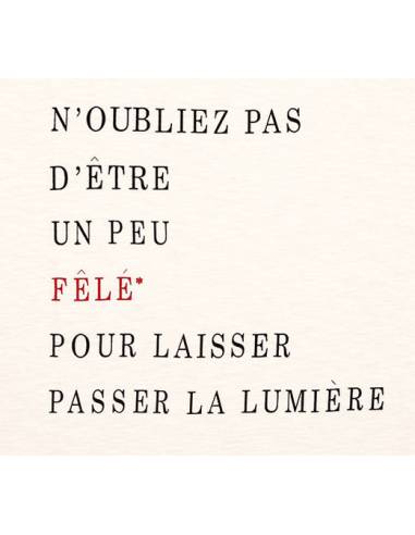 T Shirt blanc Manu Hancock Fêlé Lumière