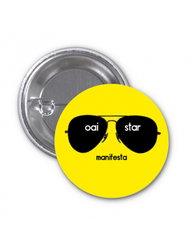 Badge Lunettes Oai Star