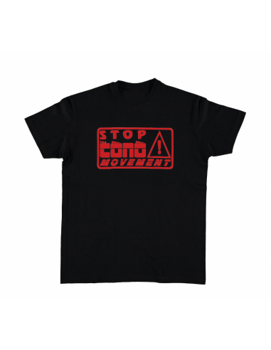 T-shirt HOMME Stop the cònò Noir et Rouge
