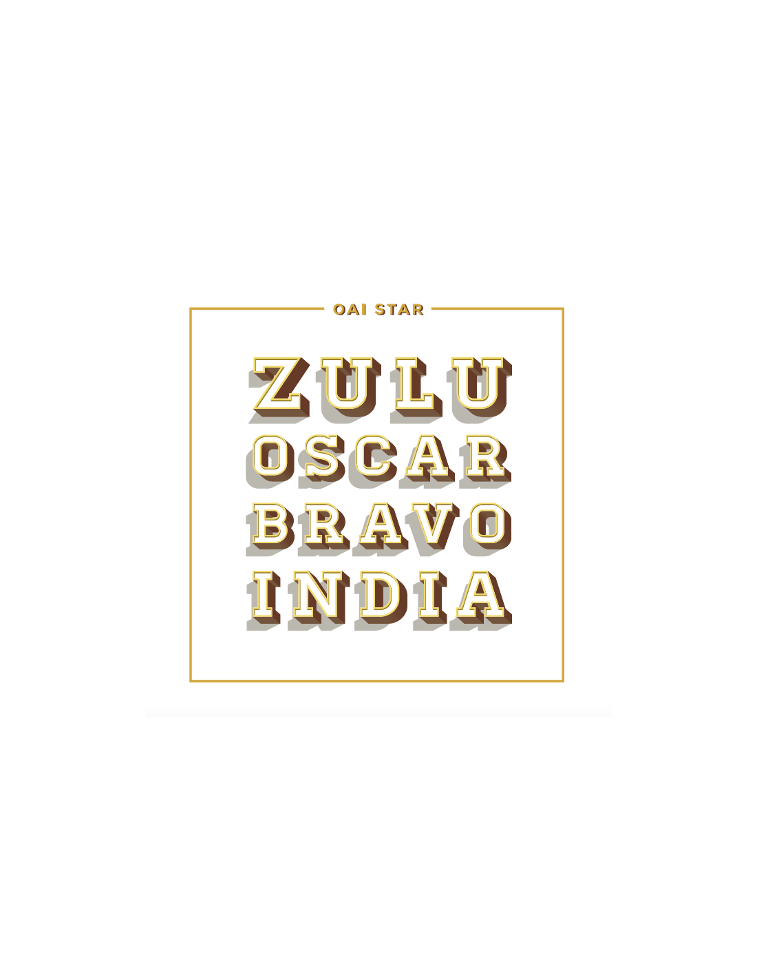 CD Zulu Oscar Bravo India Oai Star