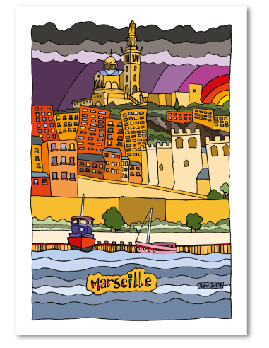 La Bonne mère, Marseille, sous-titrée, vue par Lev