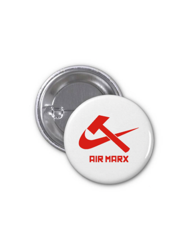 Badge Soviet Suprem Air Marx blanc