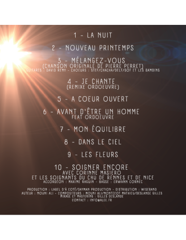 dos CD Alee - Nouveau Printemps