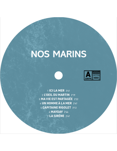 Vinyle : Nos marins,