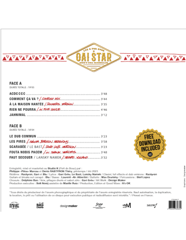 Précommande CD Zulu Oscar Bravo India - Oai Star