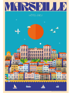 copy of Affiche Piotr : Le gabian Marseillais