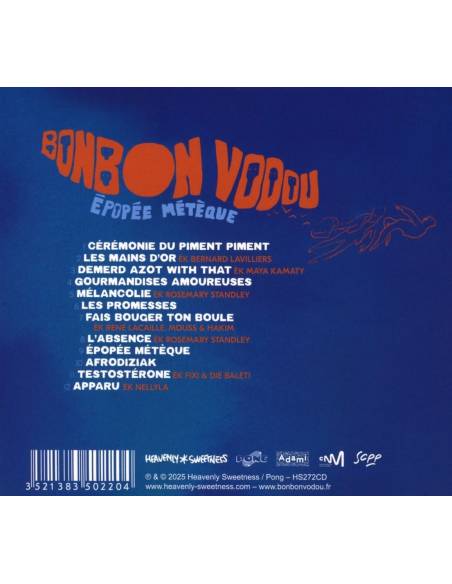 dos CD Bonbon Vodou : Épopée météque