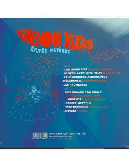 dos Vinyle Bonbon Vodou : Épopée météque