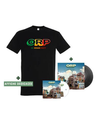 Précommande Le village de ORP: Pack CD + LP Le village + T-shirt Yeba - It's OK