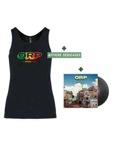 Précommande Le village de ORP: Pack Vinyle Le village + débardeur Yeba - It's OK