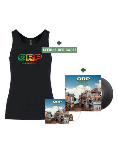 copy of Précommande Le village de ORP: Pack CD + LP Le village + T-shirt Yeba