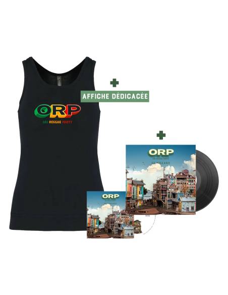 copy of Précommande Le village de ORP: Pack CD + LP Le village + T-shirt Yeba
