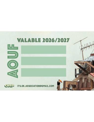 Carte Aouf : ton invitation à tous les concerts de ORP - It's OK
