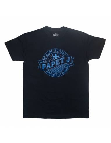 T-shirt homme RAGGAMUFFIN VAGABOND Gris / Bleu marine