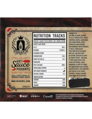 CD OKAPI HOT SAUCE PIQUANTE