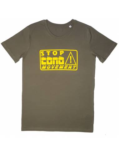T-shirt homme Stop the cònò Kaki