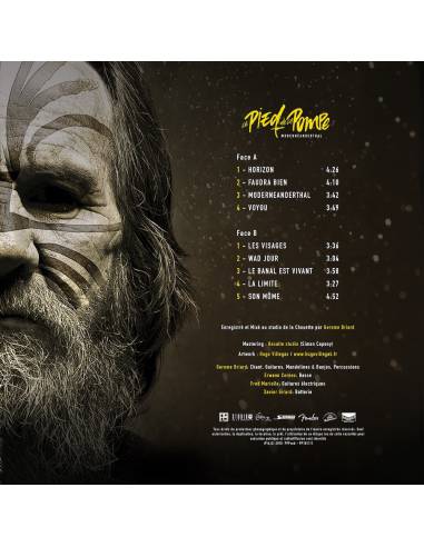 VINYLE LE PIED DE LA POMPE MODERNÉANDERTHAL