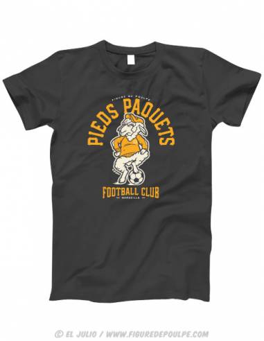 T-shirt dark grey Pieds Paquets Football Club